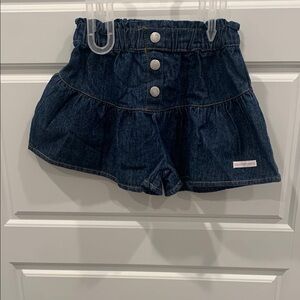 Calvin Klein Jeans Blue Skorts with Ruffled Waist